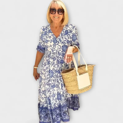 Caitlin - Elegantne cvetlične obleke z zračnim dizajnom