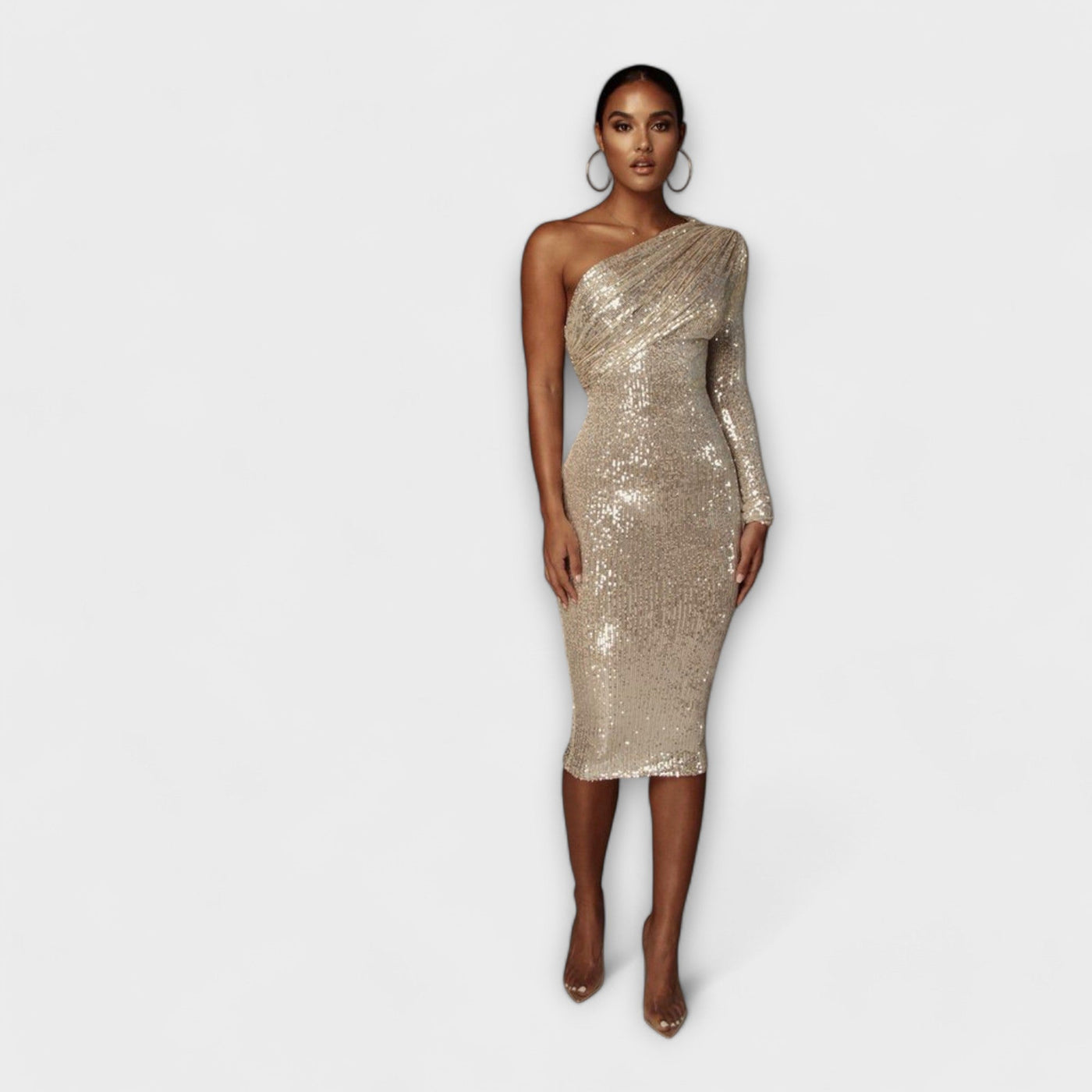 Margely - Večerne obleke z draperijskim korzetom