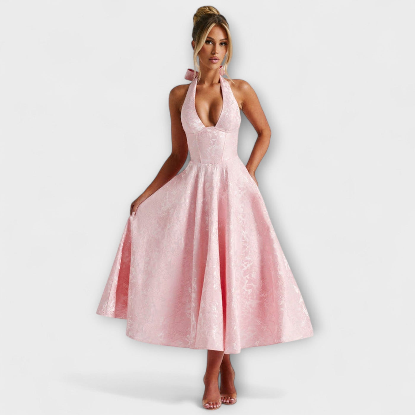 Catalina - Romantične Midi Oblačila