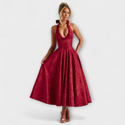 Catalina - Očarljiva Midi Obleka