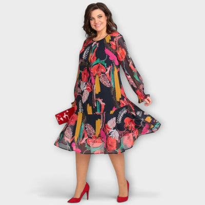 Caroline - Elegantne obleke za polne postave za maksimalno udobje