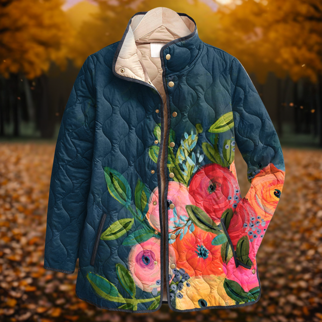 Amaya - Vintage Cvetlična Jakna