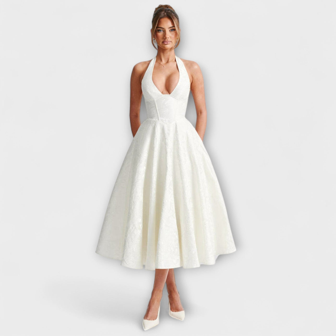 Catalina - Romantične Midi Oblačila