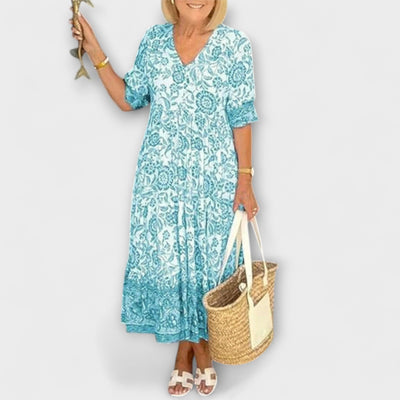 Caitlin - Elegantne cvetlične obleke z zračnim dizajnom