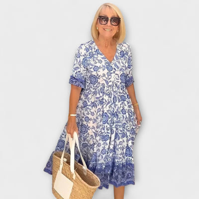 Caitlin - Elegantne cvetlične obleke z zračnim dizajnom