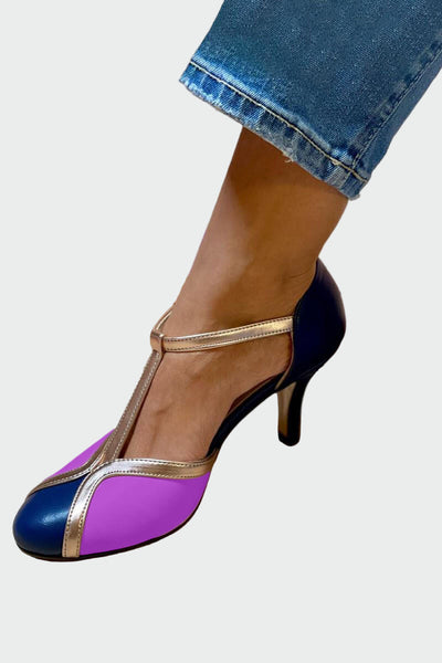 Anna Elegantni RetroSandali SrednjaPetkaTPasom