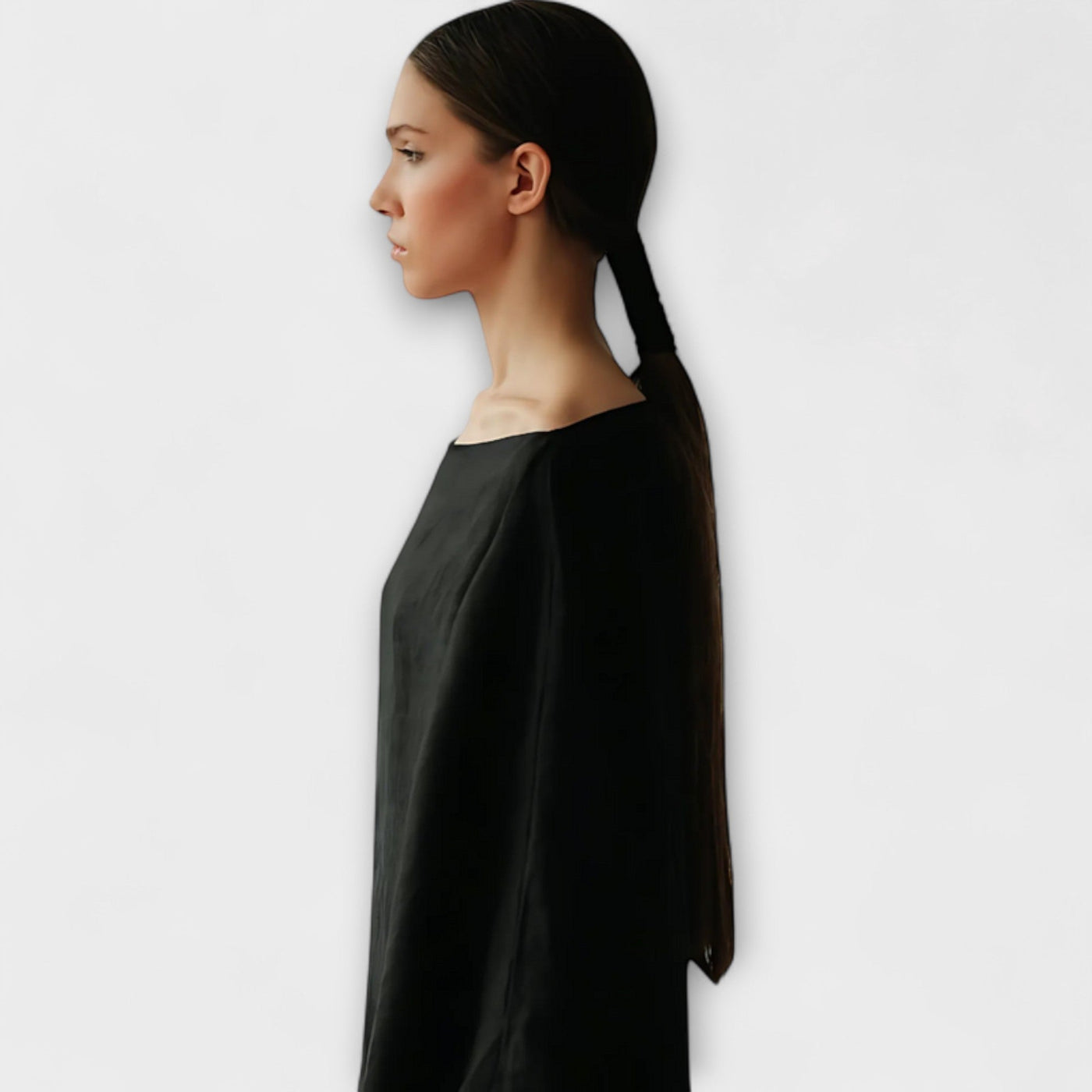 Dana - Kimono obleka izdelana iz lanu in bombaža