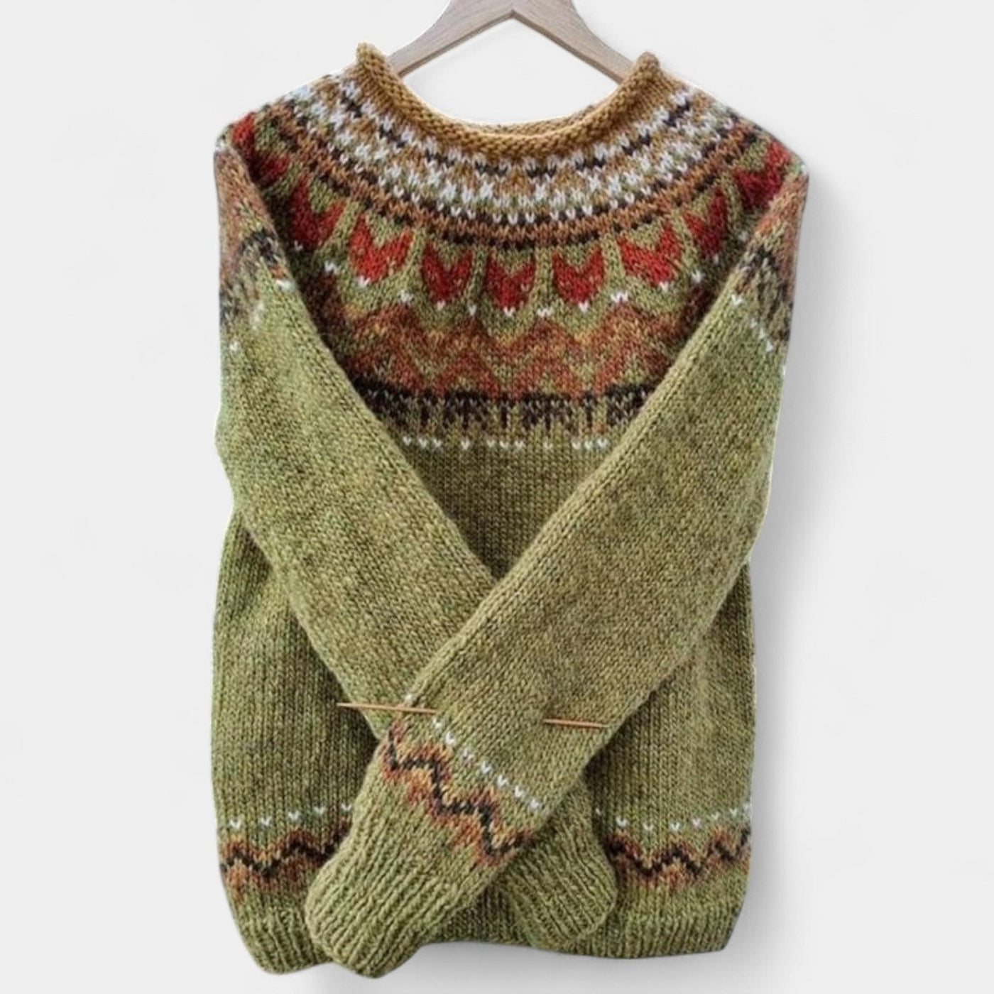 Maja – Klasičen retro pulover